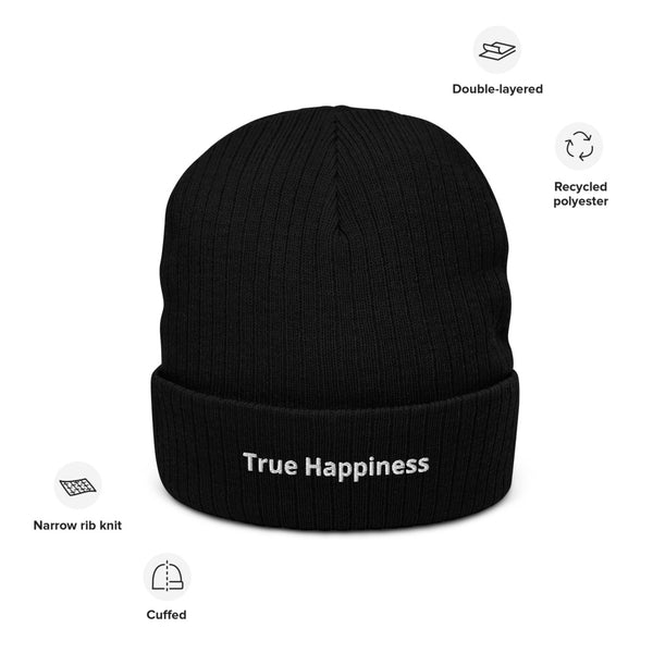 True Happiness Recycled cuffed beanie