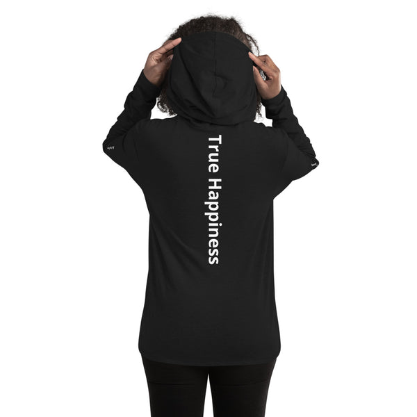 True Happiness Gender Fluid Lightweight Hoodie