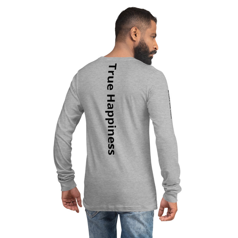 True Happiness Gender fluid Long Sleeve Tee