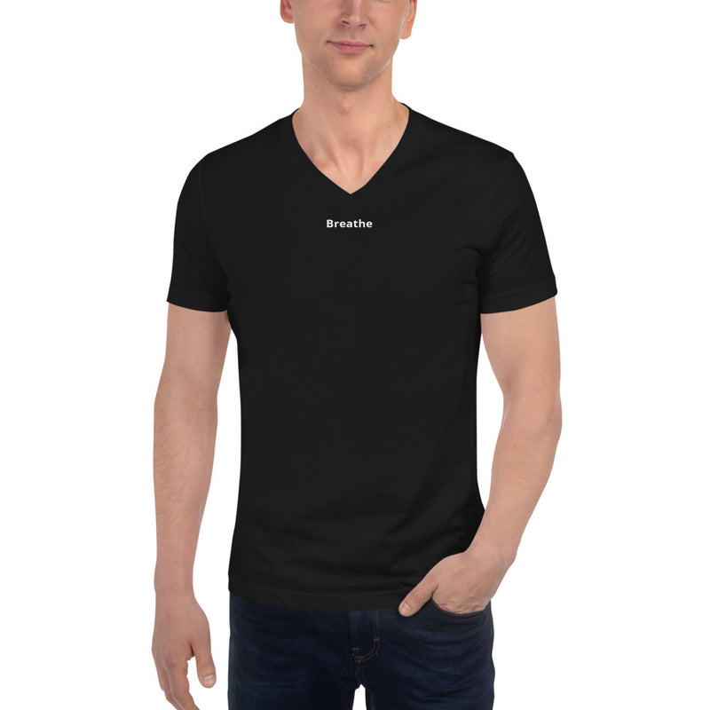 True Happiness Gender fluid Short Sleeve V-Neck T-Shirt