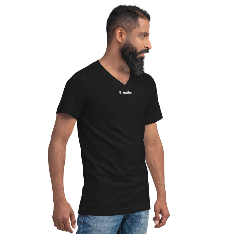 True Happiness Gender fluid Short Sleeve V-Neck T-Shirt