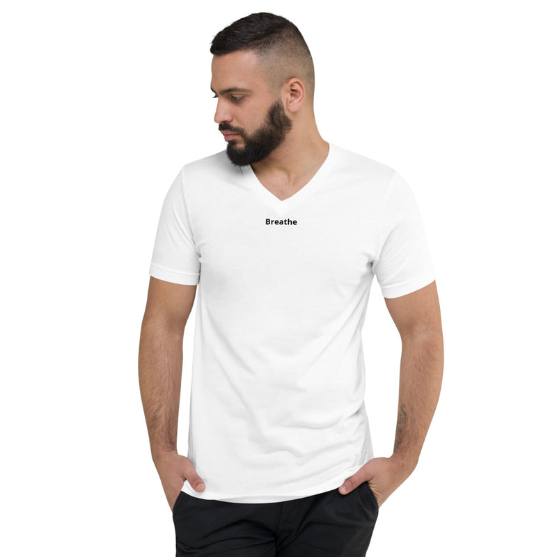 True Happiness Gender fluid Short Sleeve V-Neck T-Shirt