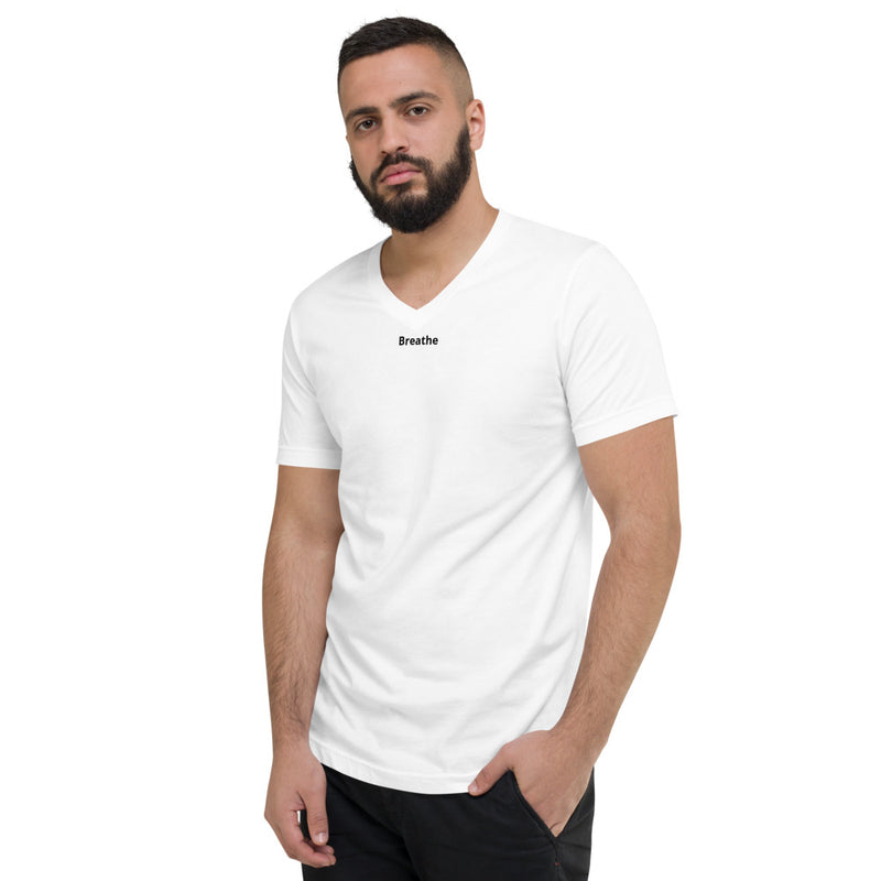 True Happiness Gender fluid Short Sleeve V-Neck T-Shirt