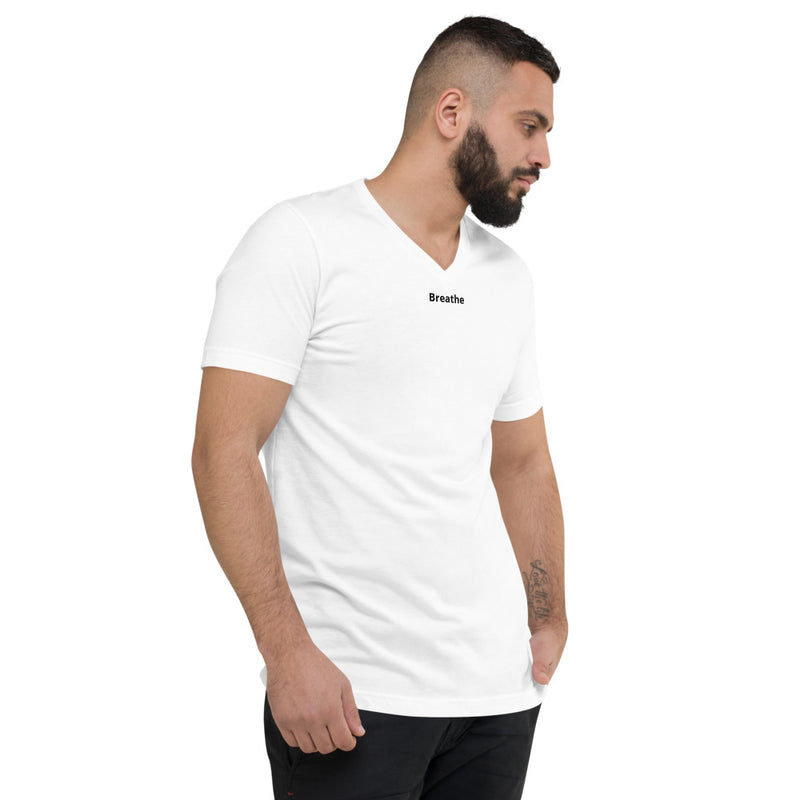 True Happiness Gender fluid Short Sleeve V-Neck T-Shirt